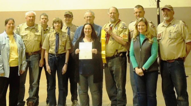 Boy Scouts Troop 114 Presents Charter