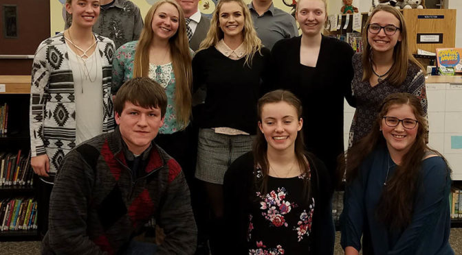 Local National Honor Society:  Three New Members Welcomed