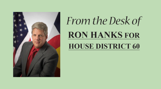 From the desk of Ron Hanks HD 60- July 12